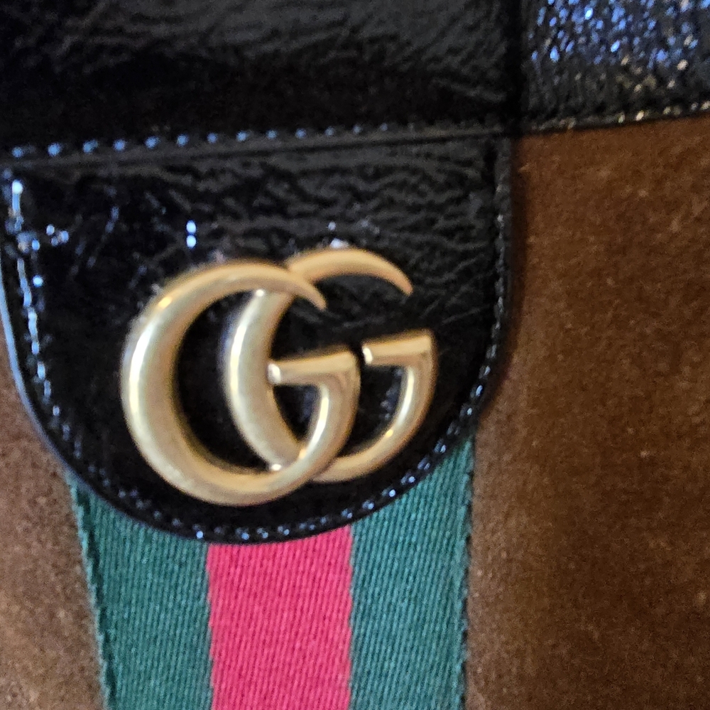 Gucci Black and Brown Tote Bag - Picture 5 of 15